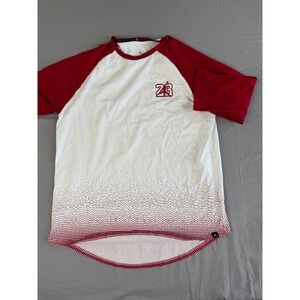 Nike Jordan 23 Raglan T-Shirt Mens XL White Red Baseball Jersey‎ Style Jumpman